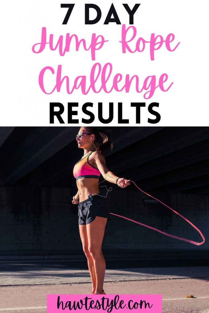 7 Day Jump Rope Challenge Results