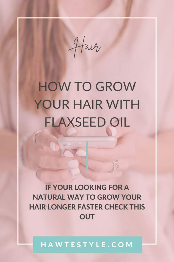 HAIR GROWTH POTENTIAL WITH FLAXSEED OIL